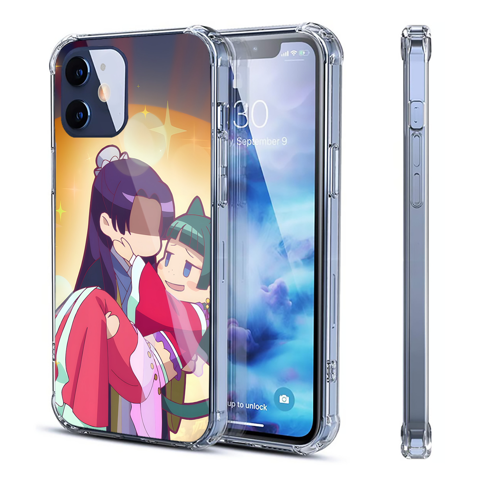 （画像用） 薬屋のひとりごと The Apothecary Diaries 【iPhone 12シリーズ対応】透明スマホケース（クリアソフトケース）